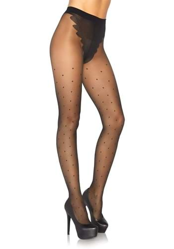 Sheer Polka Dot Women's Tights | コスプレ 衣装 仮装 小道具 おもしろい イベント パーティ 発表会 デコレーション リボン アクセサリー メンズ レディース 子供 おしゃれ かわいい ギフト プレゼント