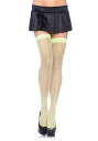 Green Nylon Fishnet Thigh High Tights for Women | コスプレ 衣装 仮装 小道具 おもしろい イベント パーティ...