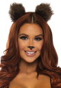 Furry くま ベアー Ears ヘッドバンド | コスプレ 衣装 仮装 小道具 おもしろい イベント パーティ 発表会 デコレーション リボン アクセサリー...