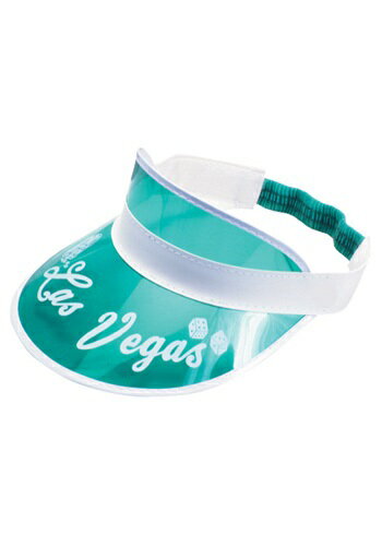 Las Vegas Green Visor | コスプレ 衣装 仮装 小道具 おもしろい イベント パーティ 発表会 デコレーション リボン アクセサリー メンズ レディース 子供 おしゃれ かわいい ギフト プレゼント