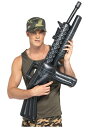 Inflatable Machine Gun | コスプレ 衣装 仮装 小道具 おもしろい イベント パーティ 発表会 デコレーション リボン アクセサリー メ...