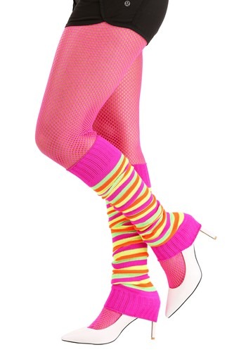 Neon Striped Leg Warmers | コスプレ 衣装 仮装 小道具 おもしろい イベント パーティ 発表会 デコレーション リボン アクセサリー...