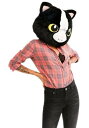 大人用 ブラック Cat Mascot Head マスク | コスプレ 衣装 仮装 小道具 おもしろい イベント パーティ 発表会 デコレーション リボン アク...