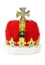デラックス レッド Crown | コスプレ 衣装 仮装 小道具 おもしろい イベント パーティ 発表会 デコレーション リボン アクセサリー メンズ レディー...