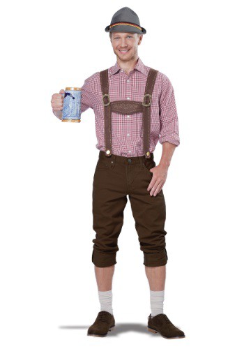 Men's Lederhosen Kit | コスプレ 衣装 仮装 小道具 おもしろい イベント パーティ 発表会 デコレーション リボン アクセサリー メンズ...