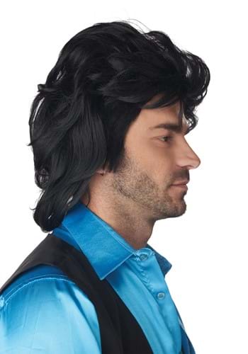 Negro Mullet Vestido Wig Eve Cosplay Vestido Vestido Disfraces Disfraces Interesante Evento Fiesta Presentación Decoración Cinturón Accesorios Hombres Damas Niños Encantados Regalos — vista 3