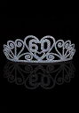 Silver 60 Sparkle Tiara Celebration | コスプレ 衣装 仮装 小道具 おもしろい イベント パーティ 発表会 デコレーション...