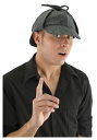 Sherlock Holmes 帽子 ハット | コスプレ 衣装 仮装 小道具 おもしろい イベント パーティ 発表会 デコレーション リボン アクセサリー メ...