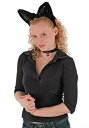 Cat Ears ヘッドバンド Collar & Tail Kit ブラック | コスプレ 衣装 仮装 小道具 おもしろい イベント パーティ 発表会 デコレーション リボン アクセサリー メンズ レディース 子供 おしゃれ かわいい ギフト プレゼント