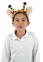 Fleece Giraffe Ears and Tail Set | コスプレ 衣装 仮装 小道具 おもしろい イベント パーティ 発表会 デコレーション リボ...