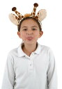 Fleece Giraffe Ears and Tail Set | コスプレ 衣装 仮装 小道具 おもしろい イベント パーティ 発表会 デコレーション リボン アクセサリー メンズ レディース 子供 おしゃれ かわいい ギフト プレゼント