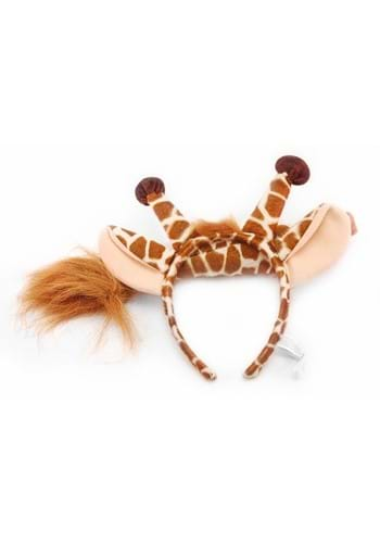 Fleece Giraffe Ears and Tail Set | コスプレ 衣装 仮装 小道具 おもしろい イベント パーティ 発表会 デコレーション リボン アクセサリー メンズ レディース 子供 おしゃれ かわいい ギフト プレゼント 2