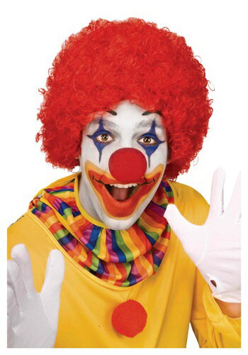 レッド ピエロ ウィッグ | コスプレ 衣装 仮装 小道具 おもしろい イベント パーティ 発表会 デコレーション リボン アクセサリー メンズ レディース 子...