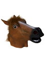 デラックス Latex Horse マスク | コスプレ 衣装 仮装 小道具 おもしろい イベント パーティ 発表会 デコレーション リボン アクセサリー メン...