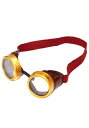 Steampunk ブラウン 茶 茶色 Goggles | コスプレ 衣装 仮装 小道具 おもしろい イベント パーティ 発表会 デコレーション リボン アクセ...