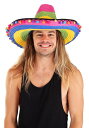 デラックス Multicolor Striped Sombrero for 大人用s | コスプレ 衣装 仮装 小道具 おもしろい イベント パーティ 発表会 ...