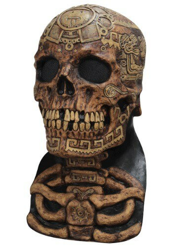 Aztec Skull マスク | コスプレ 衣装 仮装 小道具 おもしろい イベント パーティ 発表会 デコレーション リボン アクセサリー メンズ レディー...