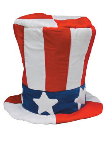 Velvet Uncle Sam Top 帽子 ハット | コスプレ 衣装 仮装 小道具 おもしろい イベント パーティ 発表会 デコレーション リボン アクセ...