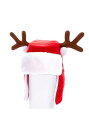 12¥” レッド 大人用 Christmas 帽子 ハット w/ Antlers | コスプレ 衣装 仮装 小道具 おもしろい イベント パーティ 発表会 デコレーション リボン アクセサリー メンズ レディース 子供 おしゃれ かわいい ギフト プレゼント