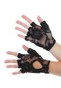 Keyhole Fingerless Lace グローブs | コスプレ 衣装 仮装 小道具 おもしろい イベント パーティ 発表会 デコレーション リボン ア...