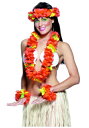 Hawaiian アクセサリー Kit | コスプレ 衣装 仮装 小道具 おもしろい イベント パーティ 発表会 デコレーション リボン アクセサリー メンズ ...