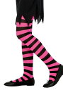 チャイルド Pink and ブラック Striped Tights | コスプレ 衣装 仮装 小道具 おもしろい イベント パーティ 発表会 デコレーション リボン アクセサリー メンズ レディース 子供 おしゃれ かわいい ギフト プレゼント