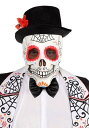 Mens Day of the Dead マスク | コスプレ 衣装 仮装 小道具 おもしろい イベント パーティ 発表会 デコレーション リボン アクセサリー...