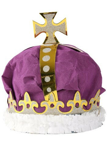 デラックス Purple Crown | コスプレ 衣装 仮装 小道具 おもしろい イベント パーティ 発表会 デコレーション リボン アクセサリー メンズ レ...
