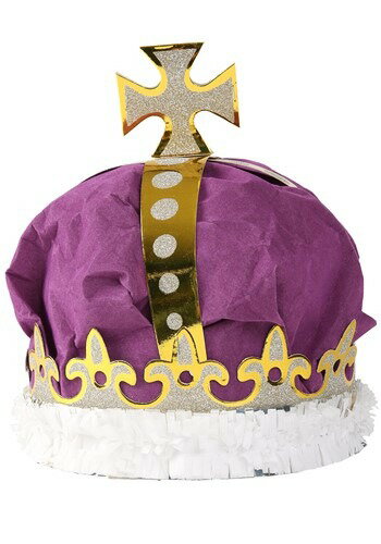 デラックス Purple Crown | コスプレ 衣装 仮装 小道具 おもしろい イベント パーティ 発表会 デコレーション リボン アクセサリー メンズ レディース 子供 おしゃれ かわいい ギフト プレゼント