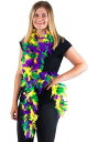 Mixed Colors Mardi Gra 50 Gram 6 Ft Feather Boa | コスプレ 衣装 仮装 小道具 おもしろい イベント パーティ 発表会 デコレーション リボン アクセサリー メンズ レディース 子供 おしゃれ かわいい ギフト プレゼント