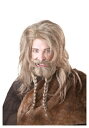 Blonde Viking ウィッグ, くま ベアーd and Mustache | コスプレ 衣装 仮装 小道具 おもしろい イベント パーティ 発表会 デコ...
