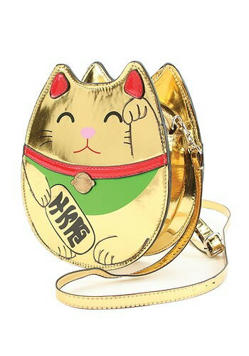 Gold Lucky Cat Handbag | コスプレ 衣装 仮装 小道具 おもしろい イベント パーティ 発表会 デコレーション リボン アクセサリー メ...