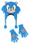 Sonic the Hedgehog Peruvian 帽子 ハット & グローブ Set | コスプレ 衣装 仮装 小道具 おもしろい イベント パーティ 発表会 デコレーション リボン アクセサリー メンズ レディース 子供 おしゃれ かわいい ギフト プレゼント