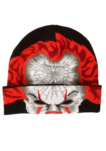 Stephen King IT Pennywise Flip Down Beanie コスプレ 衣装 仮装 小道具 おもしろい イベント パーティ 発表会 デコレーション リボン アクセサリー メンズ レディース 子供 おしゃれ かわいい ギフト プレゼント