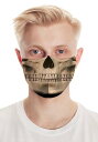 Skull Safety Face マスク | コスプレ 衣装 仮装 小道具 おもしろい イベント パーティ 発表会 デコレーション リボン アクセサリー メン...