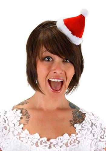 Mini Santa Plush 帽子 ハット | コスプレ 衣装 仮装 小道具 おもしろい イベント パーティ 発表会 デコレーション リボン アクセサリー ...