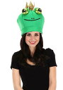 Reversible Frog Prince Plush 帽子 ハット コスプレ 衣装 仮装 小道具 おもしろい イベント パーティ 発表会 デコレーション リボン アクセサリー メンズ レディース 子供 おしゃれ かわいい ギフト プレゼント