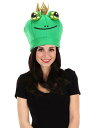 Reversible Frog Prince Plush 帽子 ハット | コスプレ 衣装 仮装 小道具 おもしろい イベント パーティ 発表会 デコレーション リボン アクセサリー メンズ レディース 子供 おしゃれ かわいい ギフト プレゼント