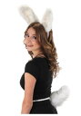 大人用 デラックス ホワイト うさぎ バニー Tail | コスプレ 衣装 仮装 小道具 おもしろい イベント パーティ 発表会 デコレーション リボン アクセ...