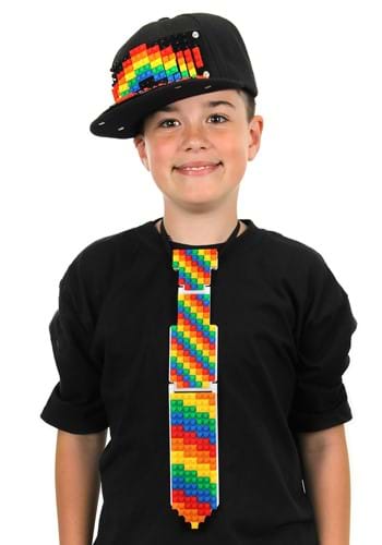 Bricky Blocks | Plastic Brick Necktie ホワイト | コスプレ 衣装 仮装 小道具 おもしろい イベント パーティ 発表会 ...