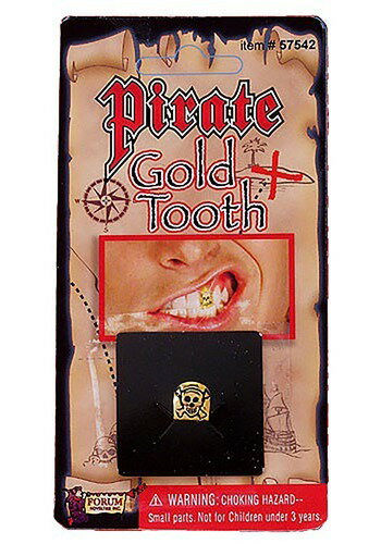 海賊 パイレーツ Gold Tooth | コスプレ 衣装 仮装 小道具 おもしろい イベント パーティ 発表会 デコレーション リボン アクセサリー メンズ ...