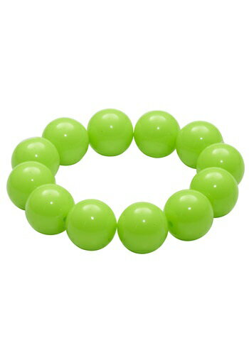 80's Green Gumball Bracelet | コスプレ 衣装 仮装 小道具 おもしろい イベント パーティ 発表会 デコレーション リボン アクセ...