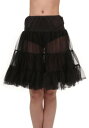 大きいサイズ ブラック Knee Length Crinoline | コスプレ 衣装 仮装 小道具 おもしろい イベント パーティ 発表会 デコレーション リ...