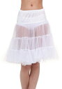ホワイト 大きいサイズ Knee Length Crinoline | コスプレ 衣装 仮装 小道具 おもしろい イベント パーティ 発表会 デコレーション リ...