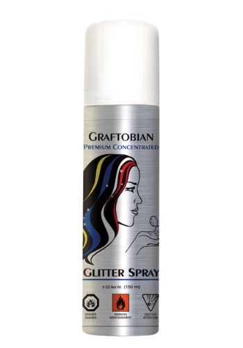 Graftobian デラックス Multi Color Glitter Hairspray | コスプレ 衣装 仮装 小道具 おもしろい イベント パーティ ...