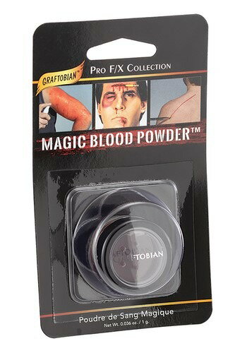 Graftobian Magic Blood Powder アクセサリー | コスプレ 衣装 仮装 小道具 おもしろい イベント パーティ 発表会 デコレーショ...