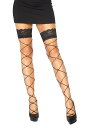 Women's Crystal Lace Top Thigh High Stockings | コスプレ 衣装 仮装 小道具 おもしろい イベント パーティ 発...