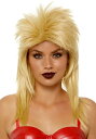 Blonde Rocker ウィッグ | コスプレ 衣装 仮装 小道具 おもしろい イベント パーティ 発表会 デコレーション リボン アクセサリー メンズ レディース 子供 おしゃれ かわいい ギフト プレゼント