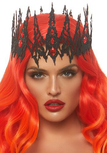 Glitter Diecut ブラック Jewel Crown | コスプレ 衣装 仮装 小道具 おもしろい イベント パーティ 発表会 デコレーション リボン...