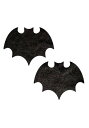 Pastease ブラック Bat Pasties | コスプレ 衣装 仮装 小道具 おもしろい イベント パーティ 発表会 デコレーション リボン アクセサリー メンズ レディース 子供 おしゃれ かわいい ギフト プレゼント